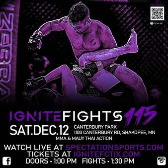 Ignite Fights 115 flyer