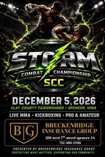 Storm Combat Championship flyer